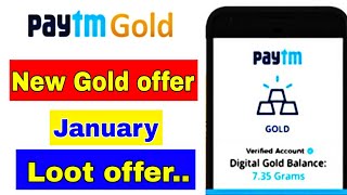 Paytm Free Gold worth rs10 in January 2019  paytm gold offer 2019  free gold in paytm  Gold [upl. by Eatnahc942]