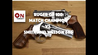 Ruger GP100 Match Champion vs SampW 686 357 Magnum [upl. by Ennailuj]