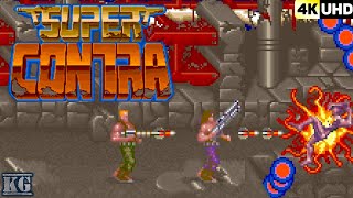 Super Contra  ARCADE  4K60ᶠᵖˢ UHD🔴  Gameplay Walkthrough Longplay Full Movie Game [upl. by Bernstein]