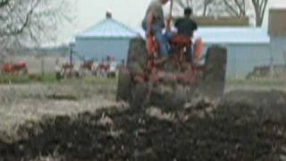 1956 WD45 Diesel Plowing with a 4 bottom plow [upl. by Matronna]