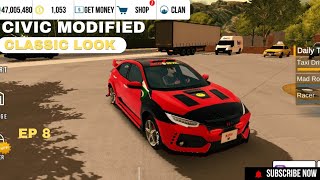 Civic Rs classic modified in a car parking multipayler viralvideo carparkingmultiplayer [upl. by Rasecoiluj]