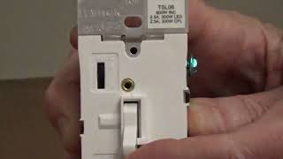 LED Lights Flicker with Dimmer  Leviton TSL06  Set Minimum Load Level [upl. by Sinclair]