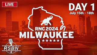 LIVE REPLAY Day One 2024 Republican National Convention in Milwaukee Wisconsin  71524 [upl. by Collum568]