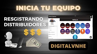 💻 Cómo Registrar ó Crear Distribuidores  DigitalVnhe [upl. by Lepine65]