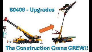 LEGO 60409  Upgrades to the Mobile construction crane [upl. by Beare408]