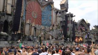 Oliver Heldens live This Jack Hardwell Mashup at Tomorrowland 2015 Mainstage [upl. by Cacia]