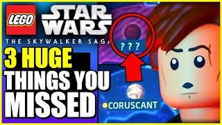 3 HUGE things you missed in LEGO Skywalker Saga Trailer [upl. by Warfield]