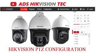 Hikvision PTZ camera configuration via Browser set preset and patrol [upl. by Treharne]