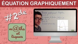 Résoudre graphiquement une équation  Seconde [upl. by Onilecram]