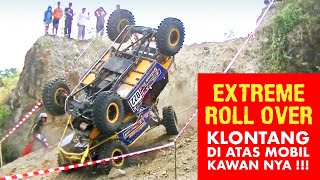 Klontang di atas mobil kawannya  Extreme Roll Over OffRoad 4x4 [upl. by Irrej]