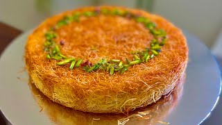 The perfect Kunafa Recipe Crispy and Silky  Cream Filled Kunafa Recipe Ramadan Dessert [upl. by Valene]