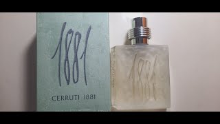 Cerruti 1881 Men Fragrance Review 1990 [upl. by Earesed]