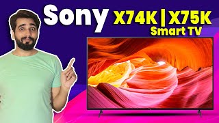 Sony X74K  Sony X75K Smart TV Launched in India  Hindi [upl. by Lleneg]