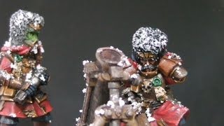 Project Imperial Guard  How to paint a Vostroyan Mortar Team [upl. by Leahcir566]