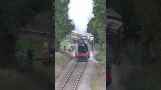 6989 Wightwick Hall powers through Horsted with a two tone on the Bluebell Railway  121024 [upl. by Drofdeb]