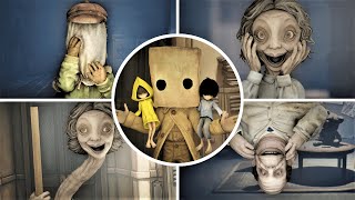 Little Nightmares 2 All Bosses with Big Mono [upl. by Houlberg]