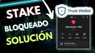 CÓMO RECLAMAR Y DESBLOQUEAR GANANCIAS EN STAKE DE TRUST WALLET 💥 [upl. by Ylra486]