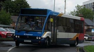 Stagecoach AT545 Rarity KX03 KYV  Stagecoach  Optare Solo  11 Andover Town Service [upl. by Alyworth564]