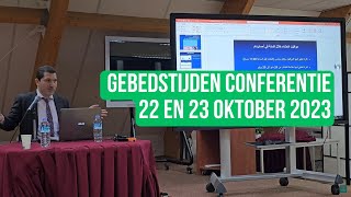 Dr Shawkat Oudah over Gebedstijden in Nederland 2023 Conferentie [upl. by Gnoy]