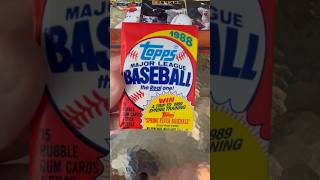 1988 Topps Baseball Wax Pack junkwax baseball baseballcards sportscards topps packrip [upl. by Abba]