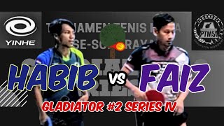 HABIB Nglorog vs FAIZ Bolam 🏓🏓 32 Besar Gladiator 2 Series IV 2024 [upl. by Nylirehs]