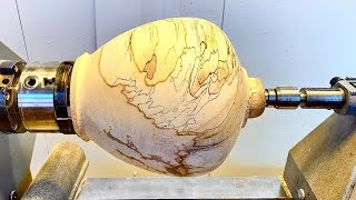 Woodturning  Split And Spalted [upl. by Lon]