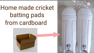 how to make cricket pads at home  trending cricket viralvideo [upl. by Ennayoj552]