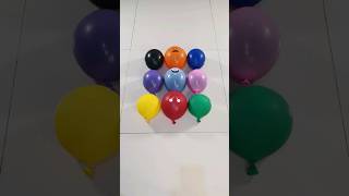 Awesome Emoji Water Color Balloons Popping Reverse Video ASMR [upl. by Adav]