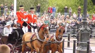 The Queens Birthday Parade Trooping the Colour 2012 [upl. by Hayott]