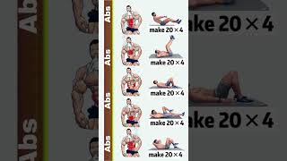 ✅️6 Pack Abs Home Workout🔥 shorts abs sixpackabsworkout [upl. by Ecined630]