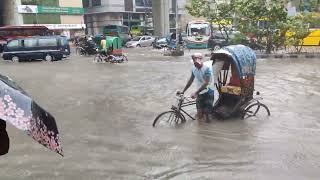 Cyclone romel effect in Motijheel Dhaka cyclone motijheel [upl. by Rastus]