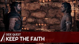 Assassins Creed Odyssey  Gameplay Walkthrough Side Quest  Keep the Faith [upl. by Urissa679]