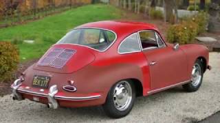 1964 Porsche 356SC Reutter Coupe Red [upl. by Tirma]