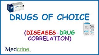 Drugs of Choice Disease drug correlation guide [upl. by Oht]