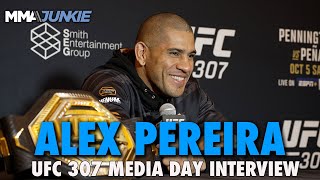 Alex Pereira Scouted Flaws in Khalil Rountree Plans to Stay at Light Heavyweight  UFC 307 [upl. by Monaco]