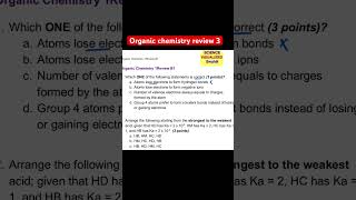 Organic chemistry review 3 [upl. by Narih]