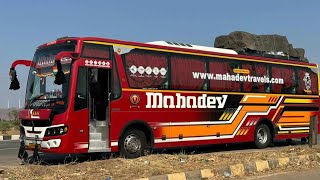 Indias longest bus routes  jaipur to bangalore  mahadev travels TATA BS6 135 mts bus [upl. by Anatole869]