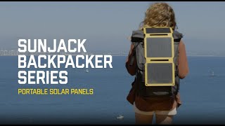 SunJack Backpacker Series Portable Solar Panels [upl. by Duwe]