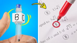 BEST SCHOOL HACKS amp CRAFTS THAT MAKE STUDYING EASY 🏫 [upl. by Shaia]