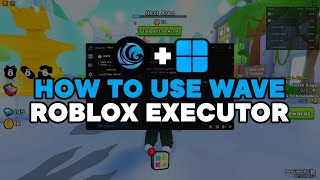 How to use Wave Executor for Roblox TUTORIAL [upl. by Annoeik]