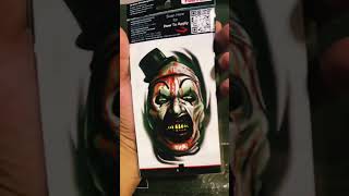 Art The Clown Tattoo FX by Tinsley tinsley horrorshorts terrifier22022 halloween tattoofx [upl. by Laven230]