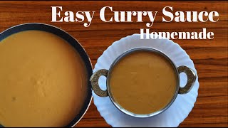 How to make indian curry sauce at home II Easy to make II [upl. by Halford]