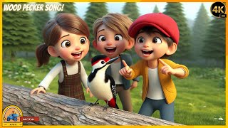 Kids Play With Woodpecker Song For kids  Artful Animations [upl. by Lorollas]