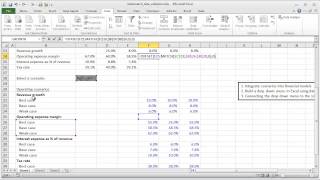 Financial Modeling Quick Lesson OFFSET  MATCH and Data Validation Part 2 [upl. by Eedak373]