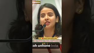 CA Topper Nandini Agrawal  Best Speech Exam को लेकर  CA motivation aspirants mockinterview [upl. by Teemus40]