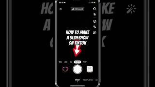 How to make a slideshow on TIkTok shorts [upl. by Lathe590]