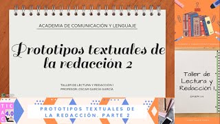 👨‍🏫Prototipos textuales de la redacciónPart 2📚texto argumentativo texto expositivo y el díalogo💯 [upl. by Toor]