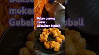 BIKIN BAKSO GORENG MEKAR  GEBAKKEN KIPBALL  LEKKER [upl. by Laefar]