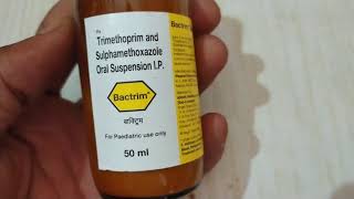 Bactrim Syrup Uses  एंटीबायोटिक दवाई  Septran  Trimethoprim amp Sulphamethoxazole Benifits [upl. by Tirma]