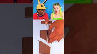 Infinite Chocolate Trick 🍫 MrBeast Feastables shorts funny viral [upl. by Gerbold193]